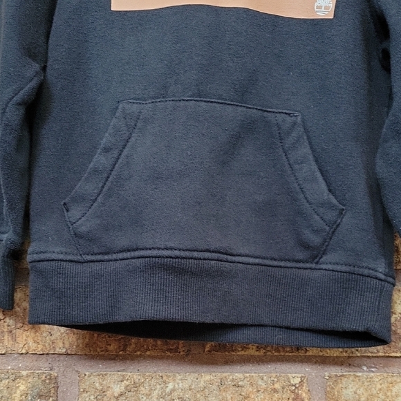 Timberland Black Hoodie Sweatshirt with Logo SIZE 4 - Picture 5 of 8